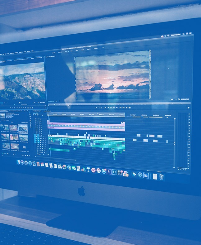 Billboard installed a pavement