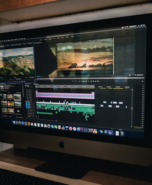 Billboard installed a pavement